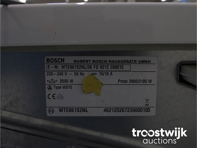 Serie|4 varioperfect wasmachine & bosch maxx 7 sensitive droger - afbeelding 8 van  8