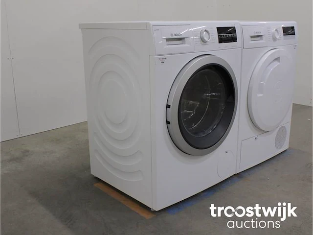 Serie|6 aquastop ecosilence drive wasmachine & bosch serie|4 droger - afbeelding 4 van  8