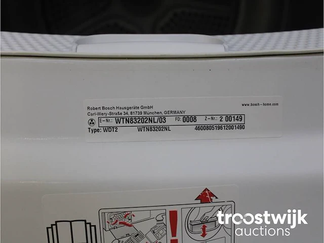 Serie|6 aquastop ecosilence drive wasmachine & bosch serie|4 droger - afbeelding 8 van  8