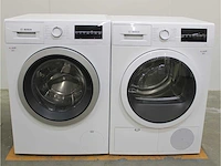 Serie|6 aquastop ecosilence drive wasmachine & bosch serie|6 droger - afbeelding 1 van  8