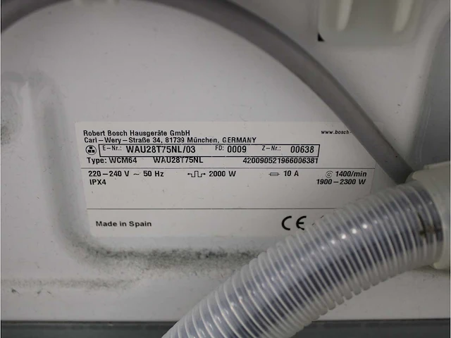 Serie|6 aquastop ecosilence drive wasmachine & bosch serie|6 droger - afbeelding 5 van  8