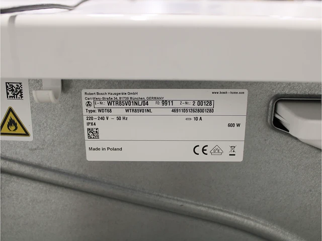 Serie|6 ecosilence drive wasmachine & bosch serie|4 droger - afbeelding 8 van  8