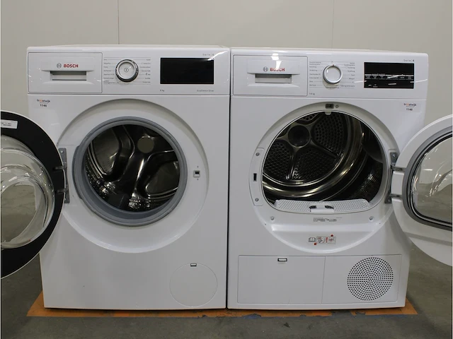 Serie|6 ecosilence drive wasmachine & bosch serie|6 droger - afbeelding 2 van  8