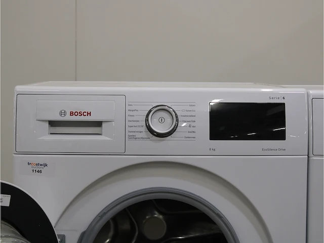 Serie|6 ecosilence drive wasmachine & bosch serie|6 droger - afbeelding 3 van  8