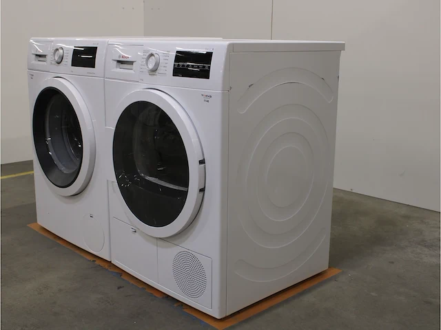 Serie|6 ecosilence drive wasmachine & bosch serie|6 droger - afbeelding 7 van  8