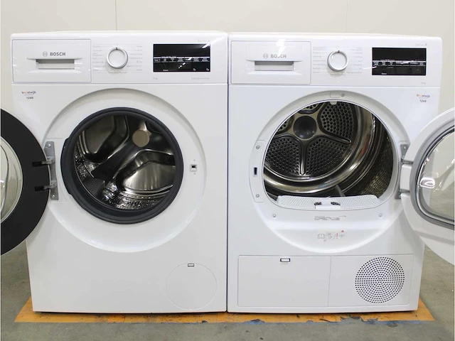 Serie|6 ecosilence drive wasmachine & bosch serie|6 droger - afbeelding 2 van  8