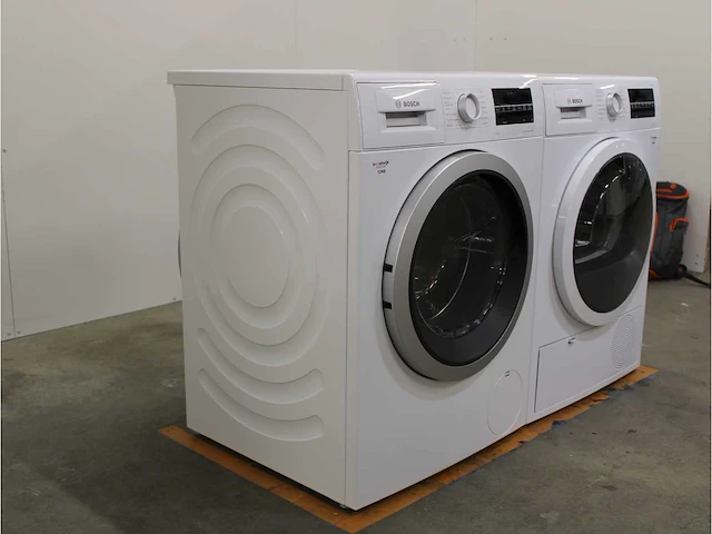 Serie|6 ecosilence drive wasmachine & bosch serie|6 droger - afbeelding 4 van  8