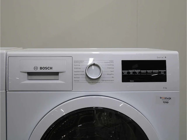 Serie|6 ecosilence drive wasmachine & bosch serie|6 droger - afbeelding 6 van  8
