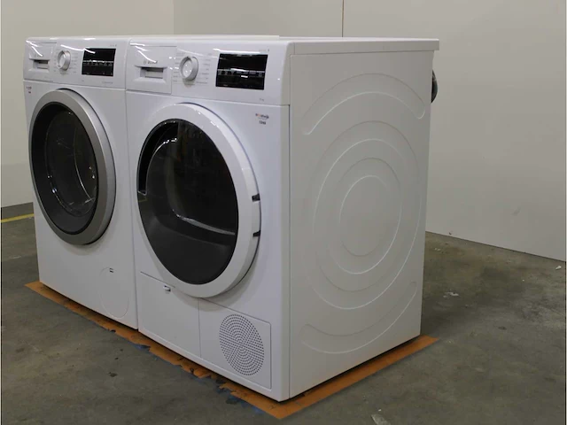 Serie|6 ecosilence drive wasmachine & bosch serie|6 droger - afbeelding 7 van  8