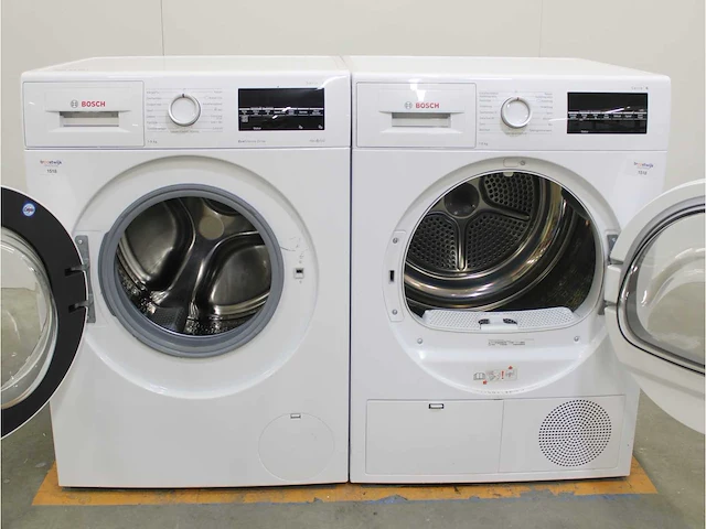 Serie|6 ecosilence drive wasmachine & bosch serie|6 droger - afbeelding 2 van  8