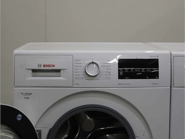 Serie|6 ecosilence drive wasmachine & bosch serie|6 droger - afbeelding 3 van  8