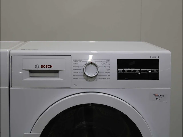 Serie|6 ecosilence drive wasmachine & bosch serie|6 droger - afbeelding 6 van  8
