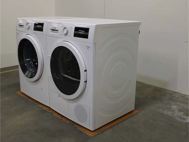 Serie|6 ecosilence drive wasmachine & bosch serie|6 droger - afbeelding 7 van  8