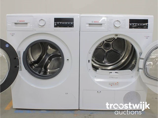 Serie|6 ecosilence drive wasmachine & bosch serie|6 droger - afbeelding 2 van  8