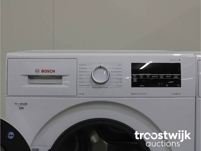 Serie|6 ecosilence drive wasmachine & bosch serie|6 droger - afbeelding 3 van  8