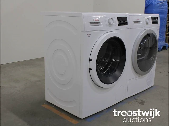 Serie|6 ecosilence drive wasmachine & bosch serie|6 droger - afbeelding 4 van  8
