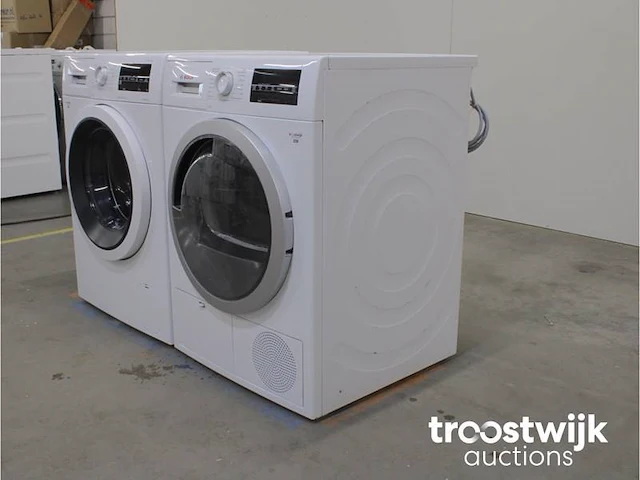 Serie|6 ecosilence drive wasmachine & bosch serie|6 droger - afbeelding 7 van  8