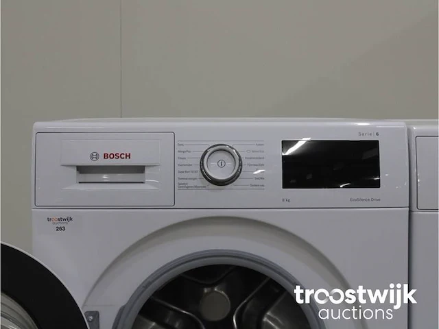 Serie|6 ecosilence drive wasmachine & bosch serie|6 droger - afbeelding 3 van  8