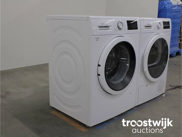 Serie|6 ecosilence drive wasmachine & bosch serie|6 droger - afbeelding 4 van  8