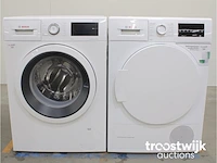 Serie|6 ecosilence drive wasmachine & bosch serie|6 selfcleaning condenser droger