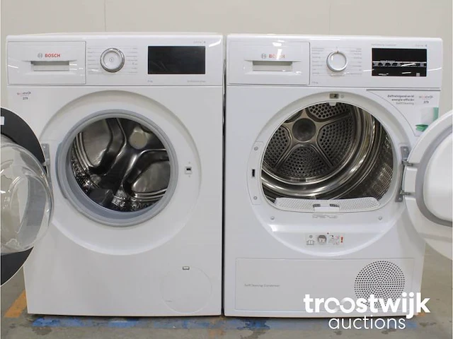 Serie|6 ecosilence drive wasmachine & bosch serie|6 selfcleaning condenser droger - afbeelding 2 van  8