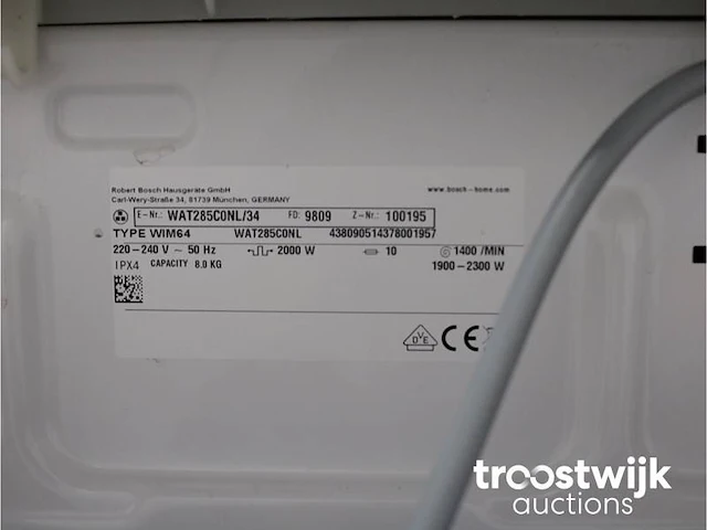 Serie|6 ecosilence drive wasmachine & bosch serie|6 selfcleaning condenser droger - afbeelding 5 van  8