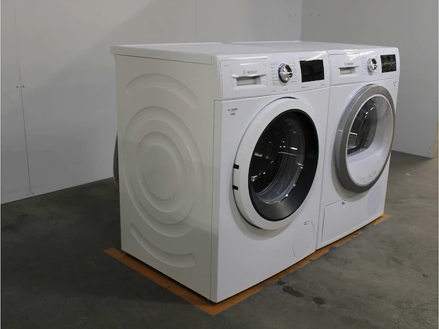Serie|6 i-dos ecosilence drive exclusiv wasmachine & bosch serie|6 droger - afbeelding 4 van  8