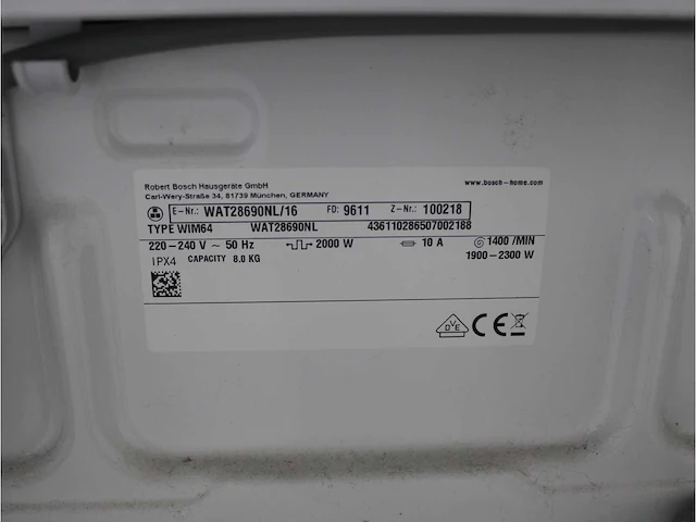 Serie|6 i-dos ecosilence drive exclusiv wasmachine & bosch serie|6 droger - afbeelding 5 van  8