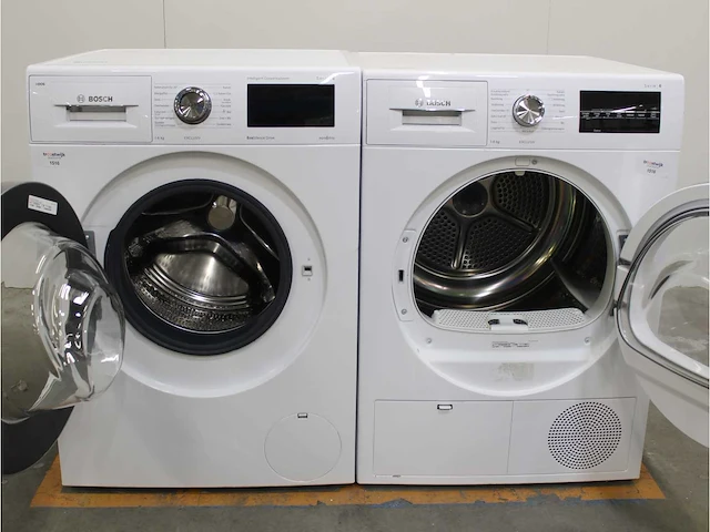 Serie|6 i-dos ecosilence drive exclusiv wasmachine & bosch serie|6 exclusiv droger - afbeelding 2 van  8