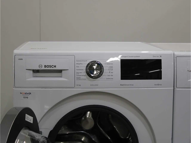 Serie|6 i-dos ecosilence drive exclusiv wasmachine & bosch serie|6 exclusiv droger - afbeelding 3 van  8