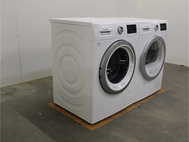 Serie|6 i-dos ecosilence drive exclusiv wasmachine & bosch serie|6 exclusiv droger - afbeelding 4 van  8