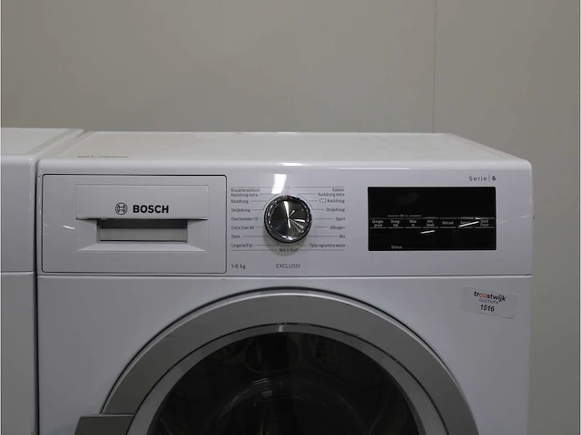 Serie|6 i-dos ecosilence drive exclusiv wasmachine & bosch serie|6 exclusiv droger - afbeelding 6 van  8