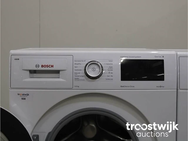 Serie|6 i-dos ecosilence drive wasmachine & bosch serie|4 droger - afbeelding 3 van  8