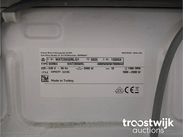 Serie|6 i-dos ecosilence drive wasmachine & bosch serie|4 droger - afbeelding 5 van  8