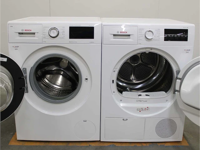 Serie|6 i-dos ecosilence drive wasmachine & bosch serie|6 droger - afbeelding 2 van  8