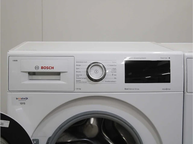 Serie|6 i-dos ecosilence drive wasmachine & bosch serie|6 droger - afbeelding 3 van  8