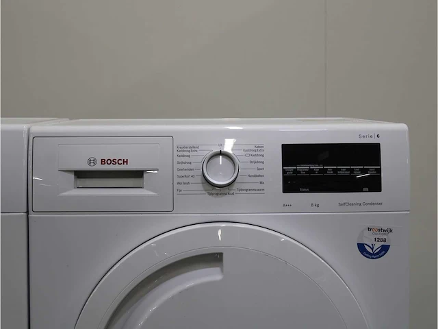 Serie|6 i-dos ecosilence drive wasmachine & bosch serie|6 selfcleaning condenser a+++ droger - afbeelding 6 van  8
