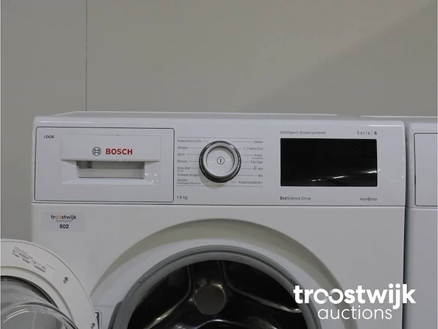Serie|6 i-dos ecosilence drive wasmachine & bosch serie|6 selfcleaning condenser droger - afbeelding 3 van  8