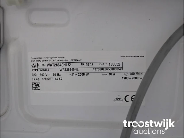 Serie|6 i-dos ecosilence drive wasmachine & bosch serie|6 selfcleaning condenser droger - afbeelding 5 van  8