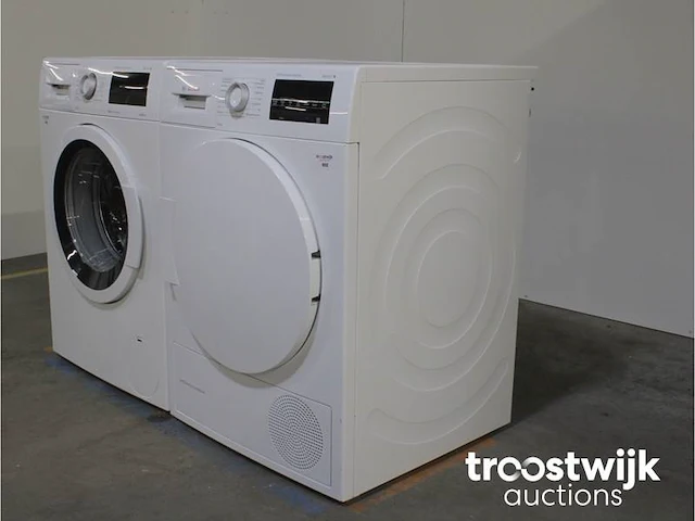 Serie|6 i-dos ecosilence drive wasmachine & bosch serie|6 selfcleaning condenser droger - afbeelding 7 van  8