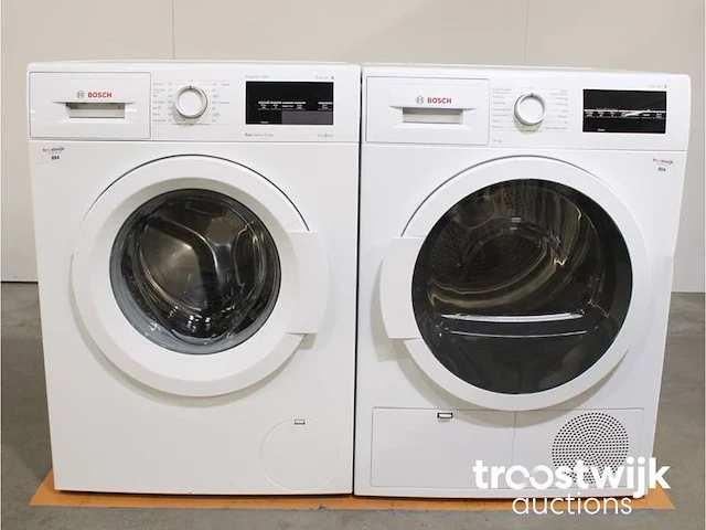 Serie|6 kingstar 1400 ecosilence drive wasmachine & bosch serie|6 droger - afbeelding 1 van  8