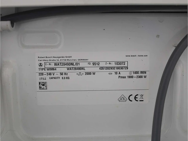 Serie|6 sportsedition ecosilence drive exclusiv wasmachine & bosch serie|6 sportsedition selfcleaning condenser exclusiv droger - afbeelding 5 van  8