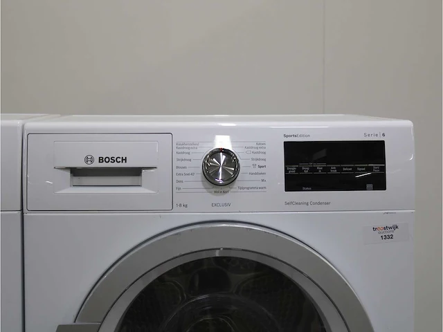 Serie|6 sportsedition ecosilence drive exclusiv wasmachine & bosch serie|6 sportsedition selfcleaning condenser exclusiv droger - afbeelding 6 van  8