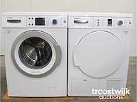 Serie|6 varioperfect ecosilence drive exclusiv wasmachine & bosch avantixx 7 exclusiv droger - afbeelding 1 van  8