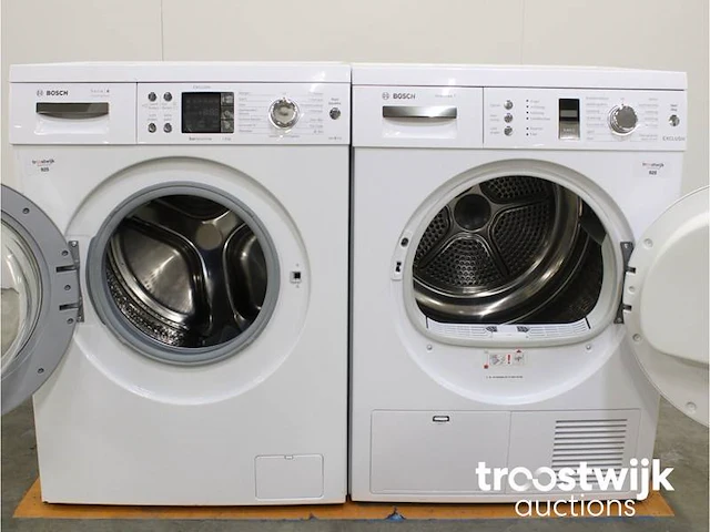 Serie|6 varioperfect ecosilence drive exclusiv wasmachine & bosch avantixx 7 exclusiv droger - afbeelding 2 van  8