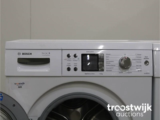 Serie|6 varioperfect ecosilence drive exclusiv wasmachine & bosch avantixx 7 exclusiv droger - afbeelding 3 van  8