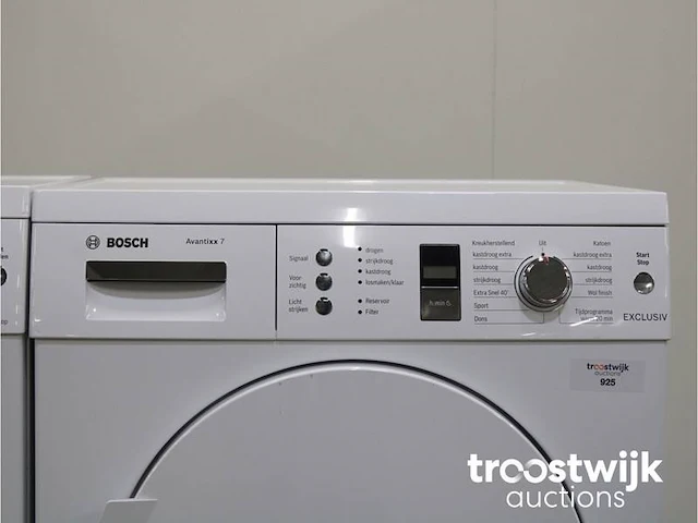 Serie|6 varioperfect ecosilence drive exclusiv wasmachine & bosch avantixx 7 exclusiv droger - afbeelding 6 van  8