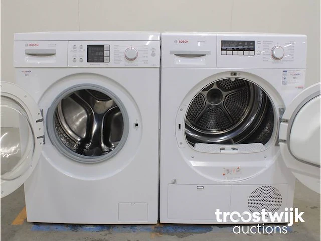 Serie|6 varioperfect ecosilence drive wasmachine & bosch avantixx 7 droger - afbeelding 2 van  8