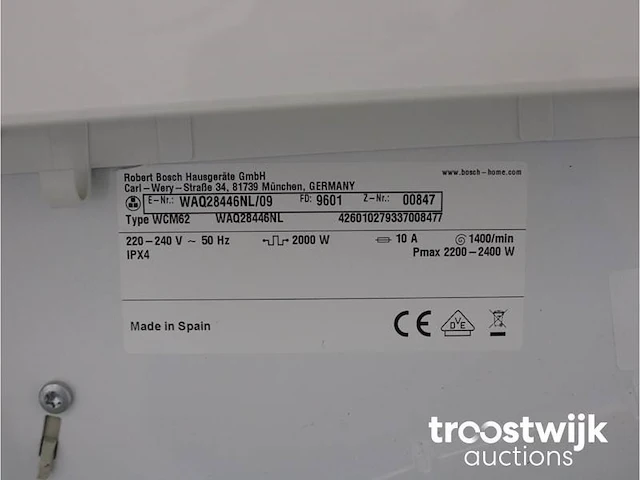 Serie|6 varioperfect ecosilence drive wasmachine & bosch avantixx 7 droger - afbeelding 5 van  8