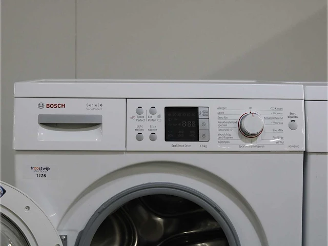 Serie|6 varioperfect ecosilence drive wasmachine & bosch avantixx 7 selfcleaning condenser activeair technology droger - afbeelding 3 van  8